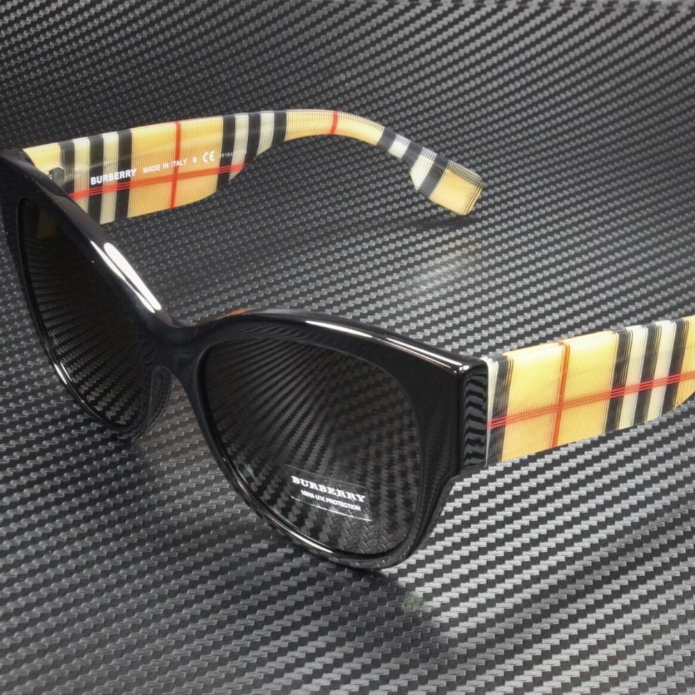 Womens Burberry Black 54mm Sunglasses